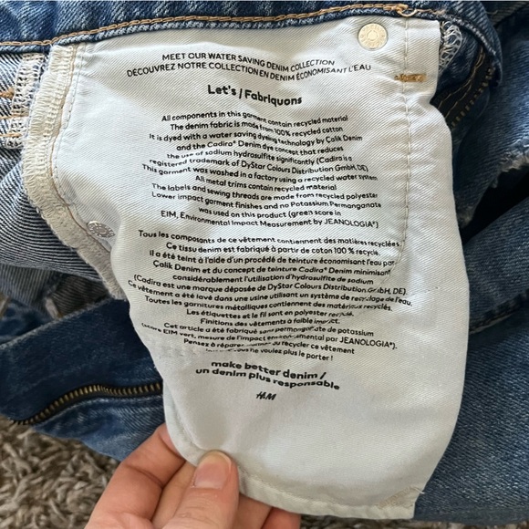 &DENIM 90s Distressed Straight Medium Wash Leg Jeans Women’s Size 2 - Picture 10 of 16